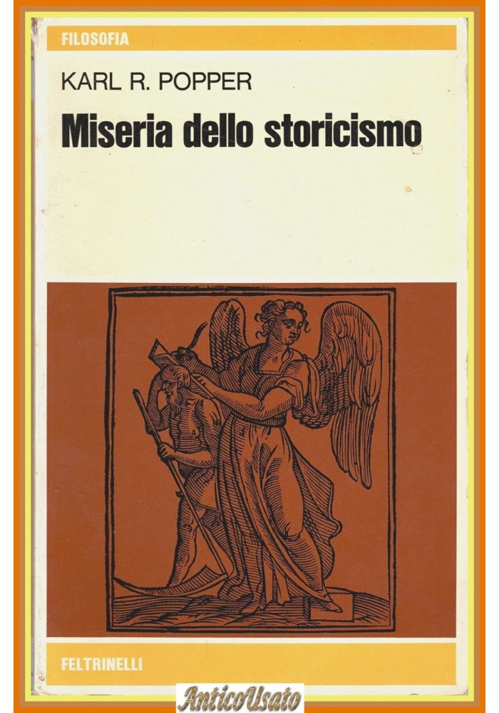 MISERIA DELLO STORICISMO di Karl R Popper 1975 Feltrinelli Filosofia Libro