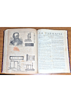 LA FARMACIA Rivista settimanale 1880 annata completa + primi numeri 1881 Antico