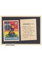 FIGURINA calcio INTER internazionale mascotte scudetto 1949 Originale Nannina