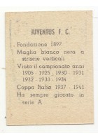 FIGURINA calcio JUVENTUS mascotte scudetto 1949 Originale Nannina o Mundus vintage epoca