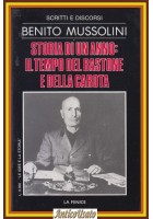 STORIA DI UN ANNO il tempo del bastone e della carota Benito Mussolini 1984 Libr
