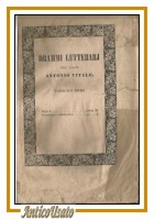ARIOSTO CAPITATO TRA I BRIGANTI dell'abate Antonio Vitale 1846 libro drammi
