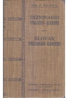 DIZIONARIO ITALIANO SLOVENO G. Valjavec 1925 Jugoslovanska Knjigarna - slovar *