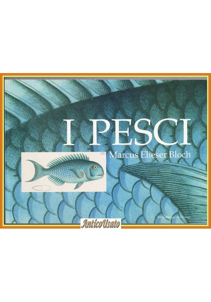I PESCI di Marcus Elieser Bloch 2002 Bibliothèque de l'Image illustrazioni Libro
