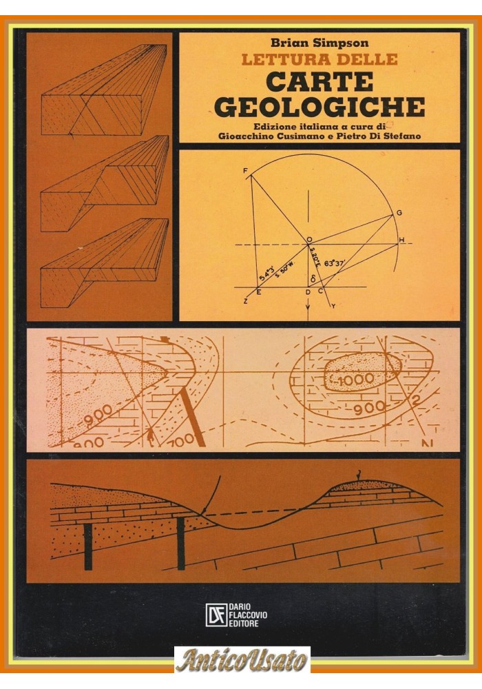 LETTURA DELLE CARTE GEOLOGICHE di Brian Simpson 2002 Dario Flaccovio Libro