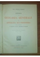 LEZIONI DI GEOLOGIA GENERALE ED APPLICATA ALL'INGEGNERIA Mariani 1923 libro