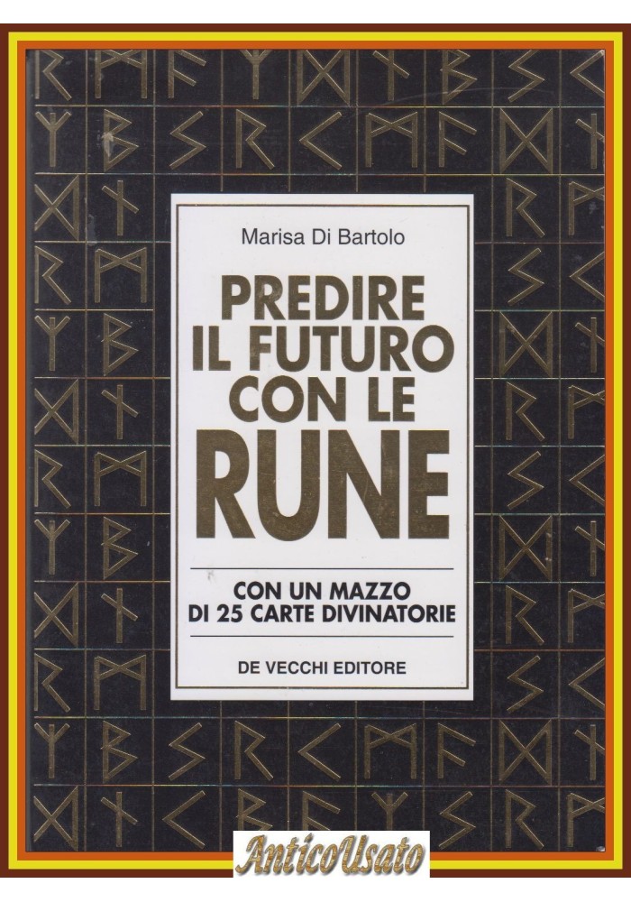 PREDIRE IL FUTURO CON LE RUNE di Marisa Di Bartolo MANCA IL MAZZO DI CARTE 1996