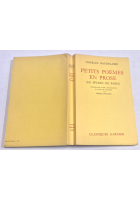 PETITS POEMES EN PROSE le Spleen de Paris di Charles Baudelaire édition illustré