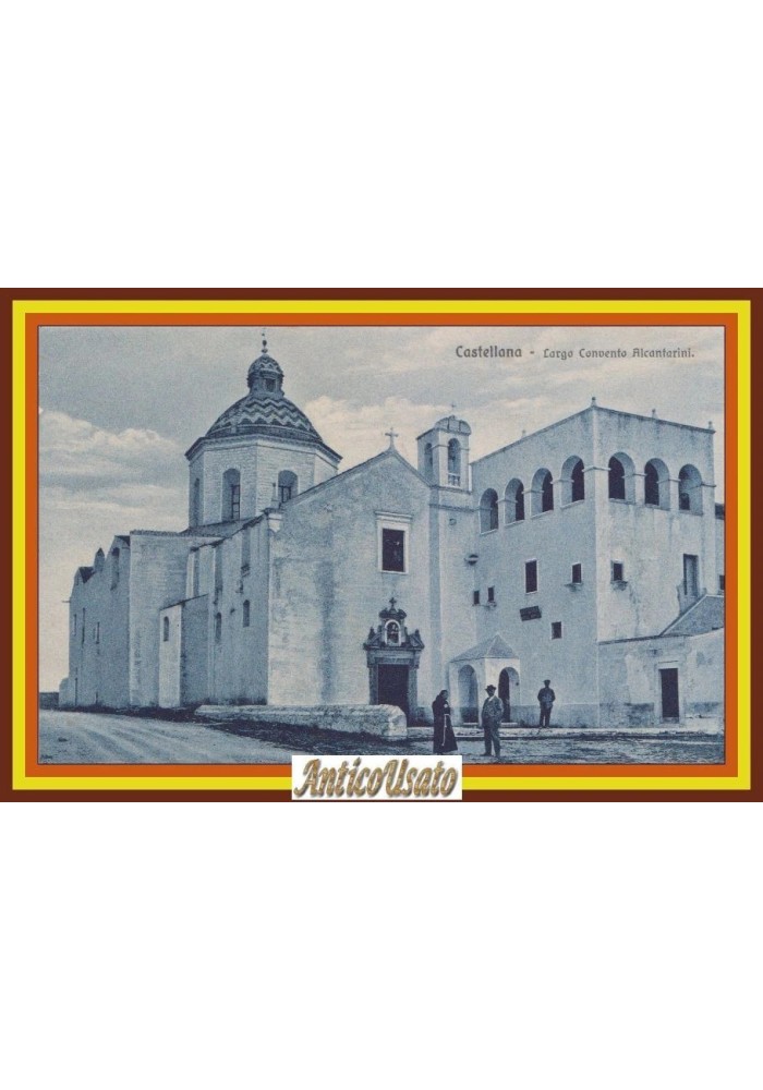 Cartolina Castellana Grotte Largo Convento Alcantarini Non Viaggiata Vintage