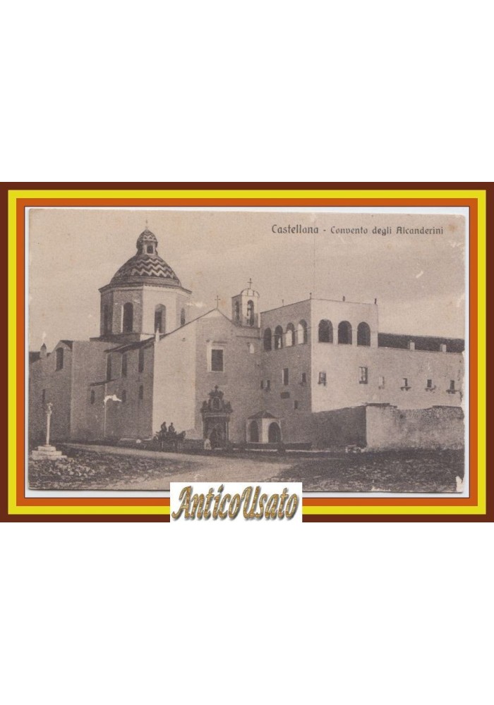 Cartolina Castellana Grotte Convento degli Alcantarini Non Viaggiata Vintage