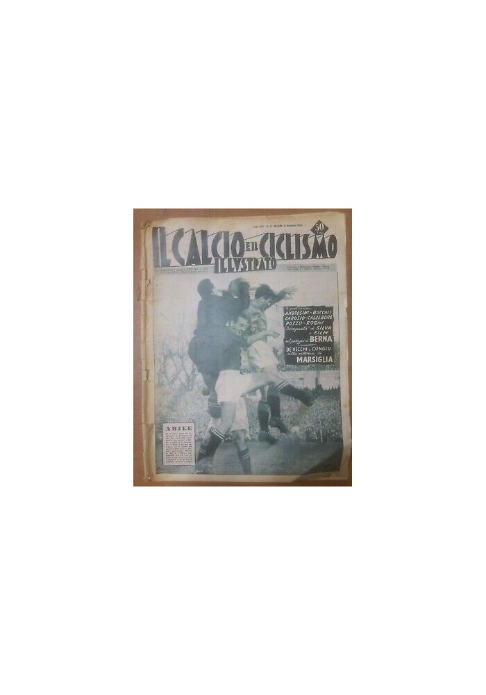 IL CALCIO E IL CICLISMO ILLUSTRATO 15 novembre 1956 anno XXVI n.47 Firmani