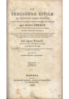 LA PROCEDURA CIVILE TRIBUNALI DELLA FRANCIA VOLUME 2 Pigeau 1839 Ajello Tramater