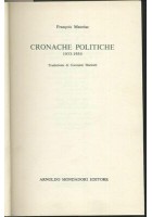 CRONACHE POLITICHE 1933 1954 di Francois Mauriac 1968 Mondadori I edizione Libro