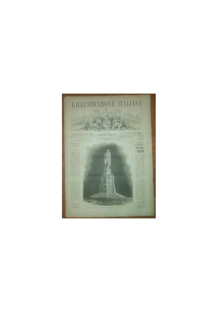 L'ILLUSTRAZIONE ITALIANA ANNO VIII n. 24 12 giugno 1881 Modena Pontieri Tevere