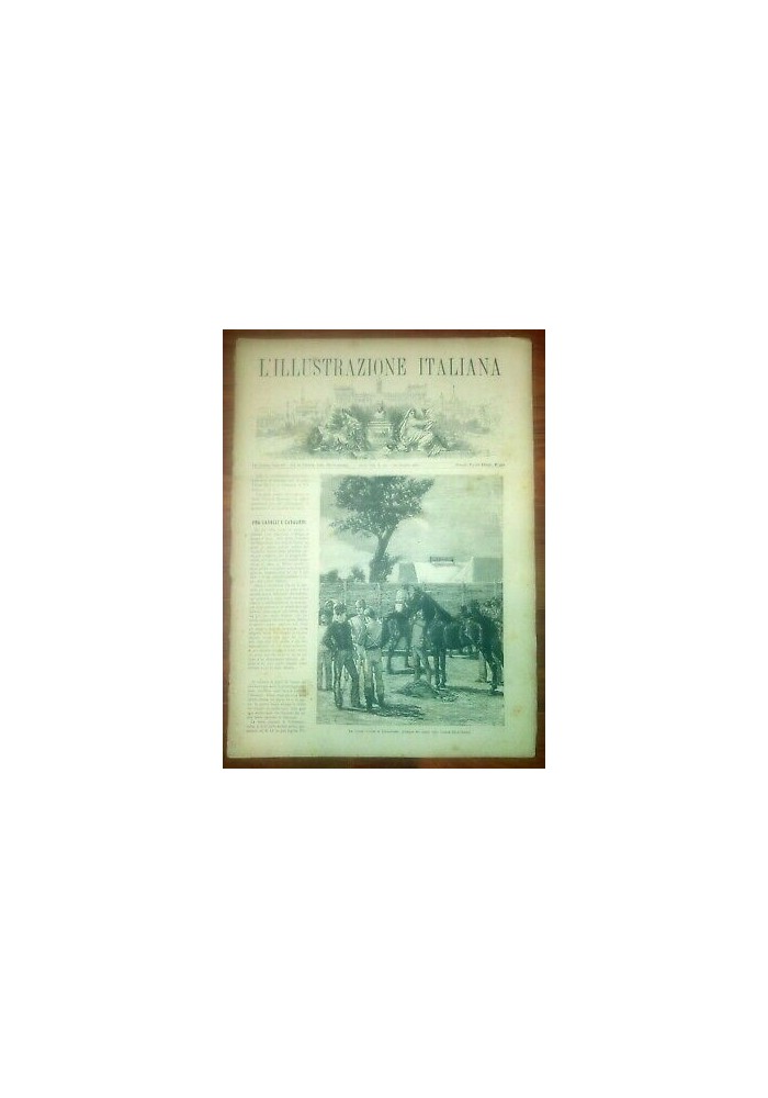 L'ILLUSTRAZIONE ITALIANA ANNO VIII 42 -16 ottobre 1881 corse ippiche Colbassano
