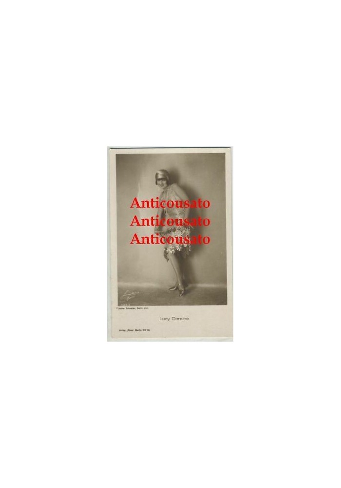 LUCY DORAINE CARTOLINA ORIGINALE ATTRICE anni '30 formato piccolo NON VIAGGIATA