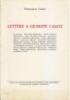 LETTERE A GIUSEPPE CAIATI dai bitontini Giovanni Modugno et al. 1989 Domenico