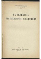 LA PROPRIETA' DEI SINGOLI PIANI DI UN EDIFICIO Luigi Lorenzo Tardini 1929 SEFI