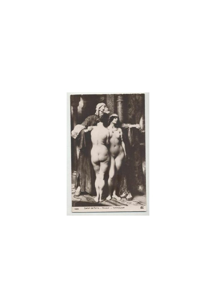 CARTOLINA EROTICA Salon de Paris : Tanoux - Namouna - ORIGINALE