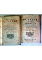 HUGONIS DONELLI COMMENTARIORUM JURIS CIVILIS + COMMENTARII ABSOLUTISSIMI 1762