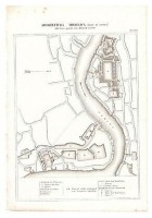 ARCHITETTURA IDRAULICA docks di Londra INCISIONE STAMPA RAME 1866 London tav.17