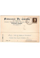 Cartolina Francesco De Carolis - Fasano Viaggiata Vintage 1940