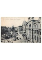 Valencia 4 cartoline tarjetas viaggiate 1916 1926 sagrario San Francisco parque