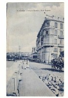 Ceuta antigua muralla j hotel majestic 1921? tarjeta postal cartolina Vintage