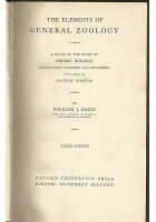 THE ELEMENTS OF GENERAL ZOOLOGY A guide to the study of animal biology 1942