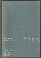 Diario Del 71 E Del 72 di Eugenio Montale1973 Arnoldo Mondadori lo specchio