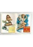 GLI UOMINI SI VOLTANO calendarietto da barbiere 1967 PIN UP