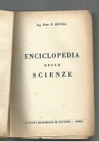 ENCICLOPEDIA DELLE SCIENZE di Jevola 1943 istituto editoriale di cultura Libro