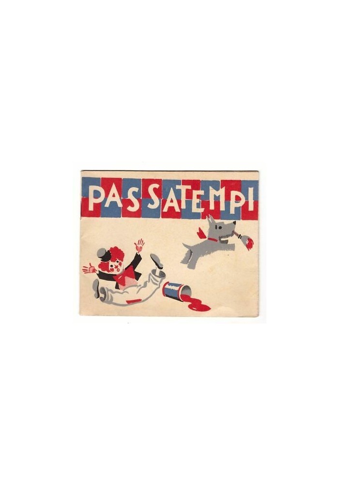 PASSATEMPI QUADERNO per disegno pubblicitario Rodina Montecatini