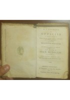 DE OFFICIIS libri tres di Cicerone 1825 Masi - note Joan. Minelli - Ciceronis