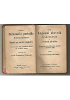 NUOVO DIZIONARIO PORTATILE BOEMO ITALIANO F. Rusinsky 1914 Trebic Lorenz