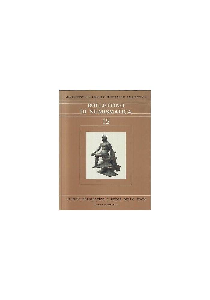 BOLLETTINO DI NUMISMATICA zecca dello stato gennaio 1989 monete Rivista