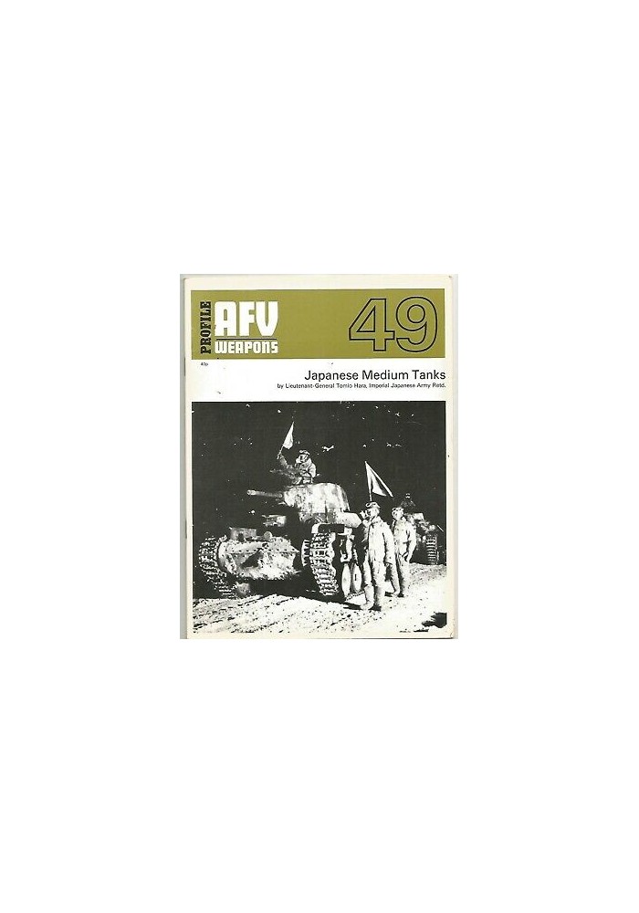 JAPANESE MEDIUM TANK by Tomio Hara 1972 AFV WEAPONS profile 49 CARRI ARMATI