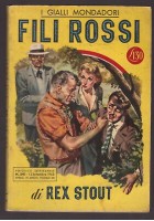 FILI ROSSI di Rex Stout GIALLI MONDADORI n.241 12 09 1953 I edizione