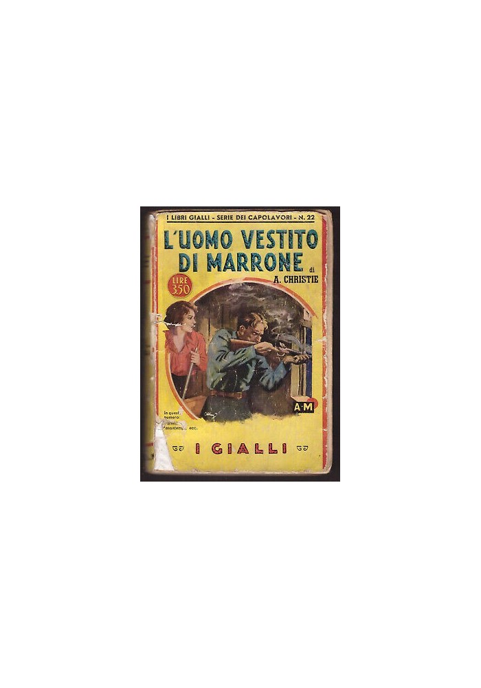 L'UOMO VESTITO DI MARRONE di Agatha Christie 1940 Mondadori Gialli capolavori