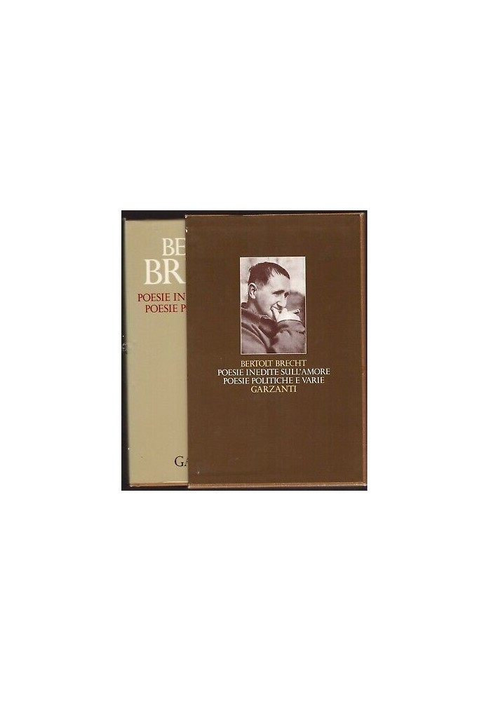 POESIE INEDITE SULL'AMORE POESIE POLITICHE E VARIE Bertold Brecht 1986