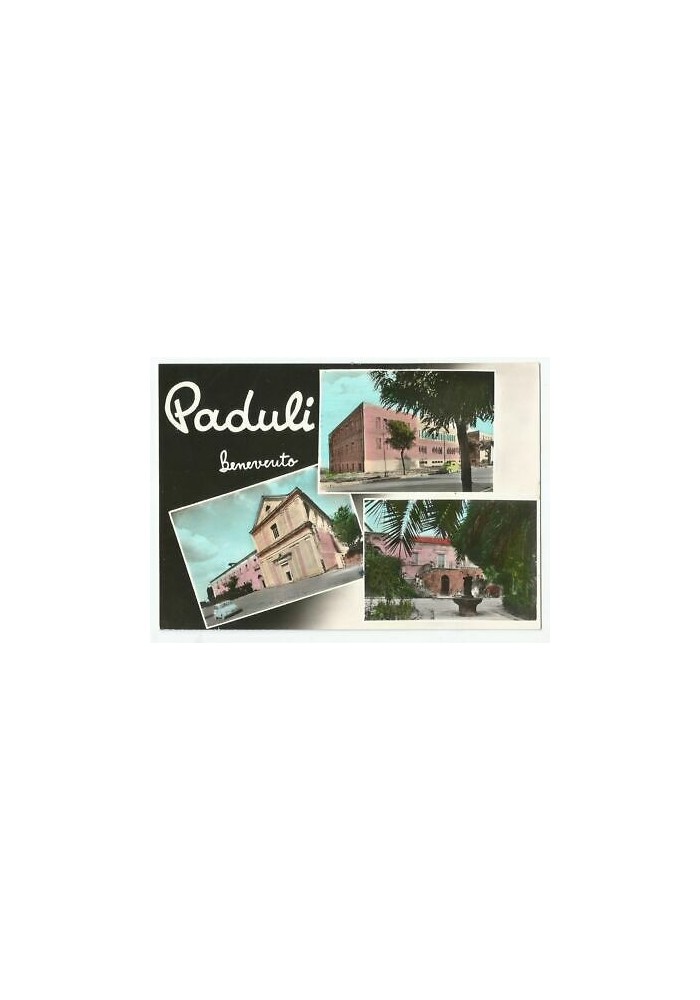 PADULI - BENEVENTO - CARTOLINA ORIGINALE non viaggiata anni '60 colorata