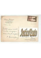 M. N. ABBAZIA cartolina società partenopea di navigazione - viaggiata 1954