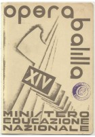 Pagella OPERA BALILLA Ministero Educazione Nazionale 1935-36 Fascismo