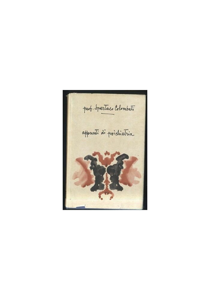 APPUNTI DI PSICHIATRIA Spartaco Colombati 1961 collana monografica Zambon