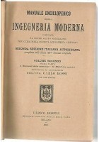 HUTTE manuale enciclopedico ingegneria moderna 5 volumi (su 6) Hoepli 1926 1930