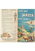WHY NOT MALTA THIS YEAR Depliant Brochure advertisement tourist turismo 1955