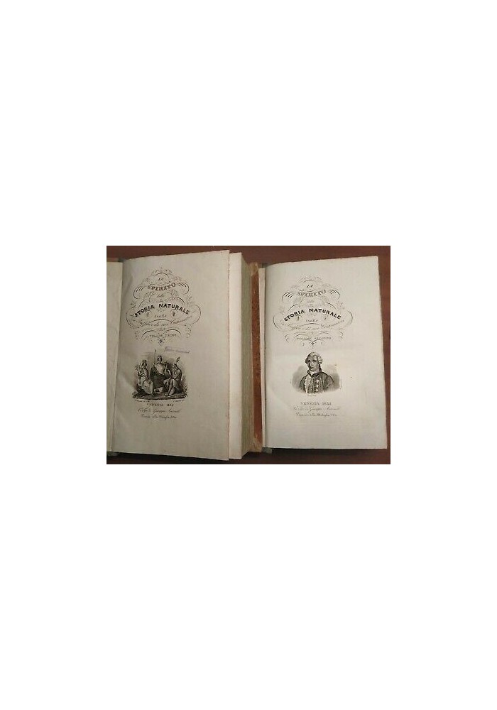 LO SPIRITO DELLA STORIA NATURALE di BUFFON 6 Volumi Completo 1834 - 39 Antonelli