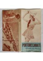 PORTO RECANATI UNA PERLA DELL'ADRIATICO 1957 Depliant Turistico Brochure