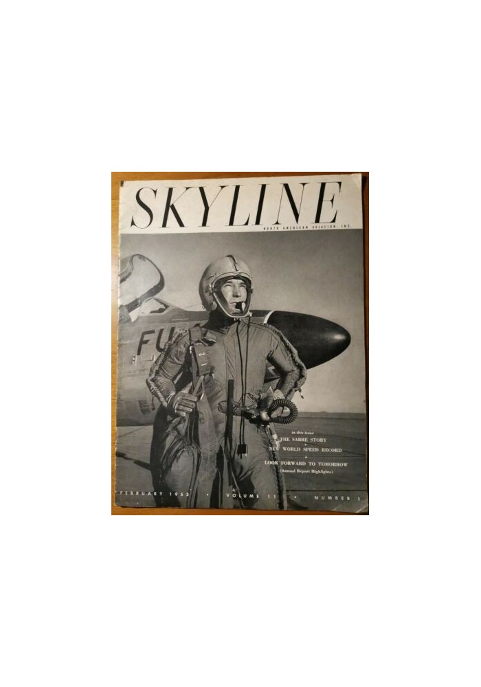 SKYLINE february 1953 Rivista aerei in lingua inglese Volume 11 Number 1 plane