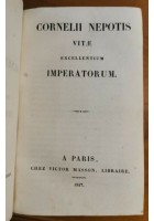 LIBRO ANTICO 3 volumi Fedro Sallustio Cornelio Nepote 1836 Victor Masson LATINO